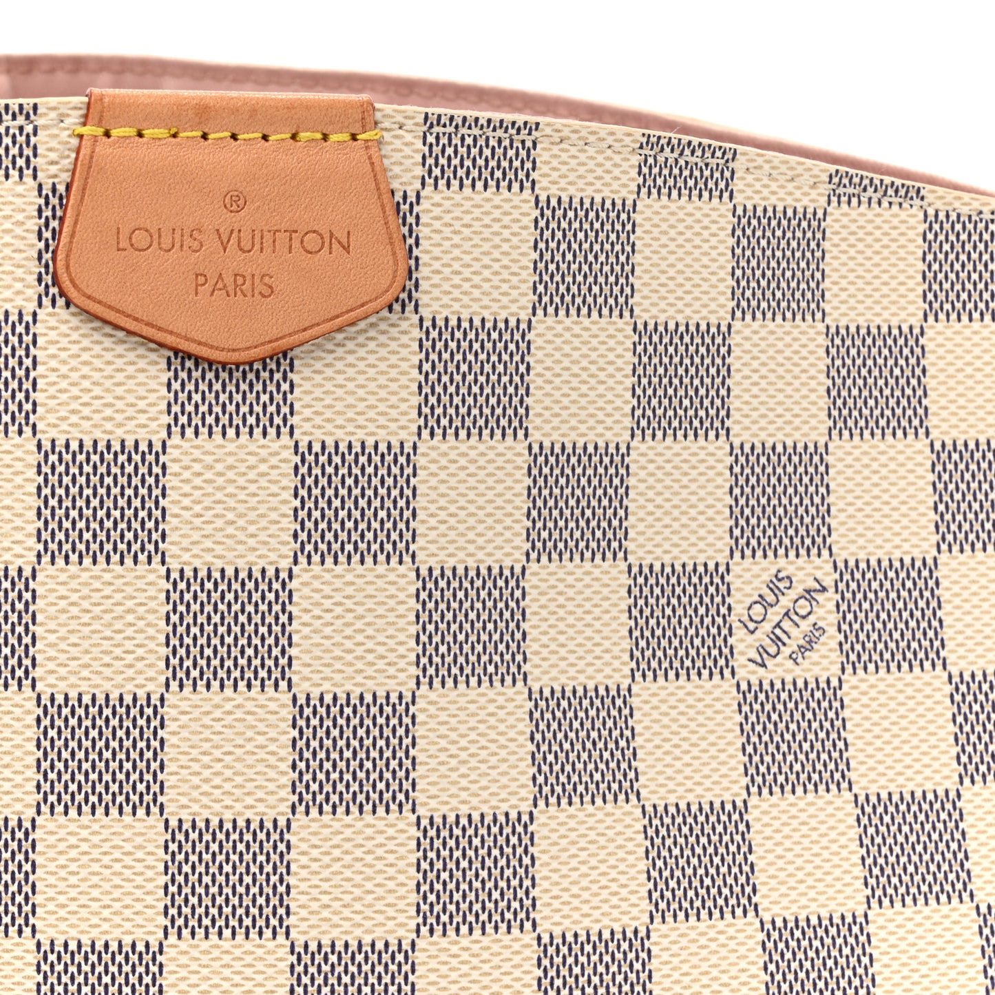 Damier Azur Graceful PM Rose Ballerine