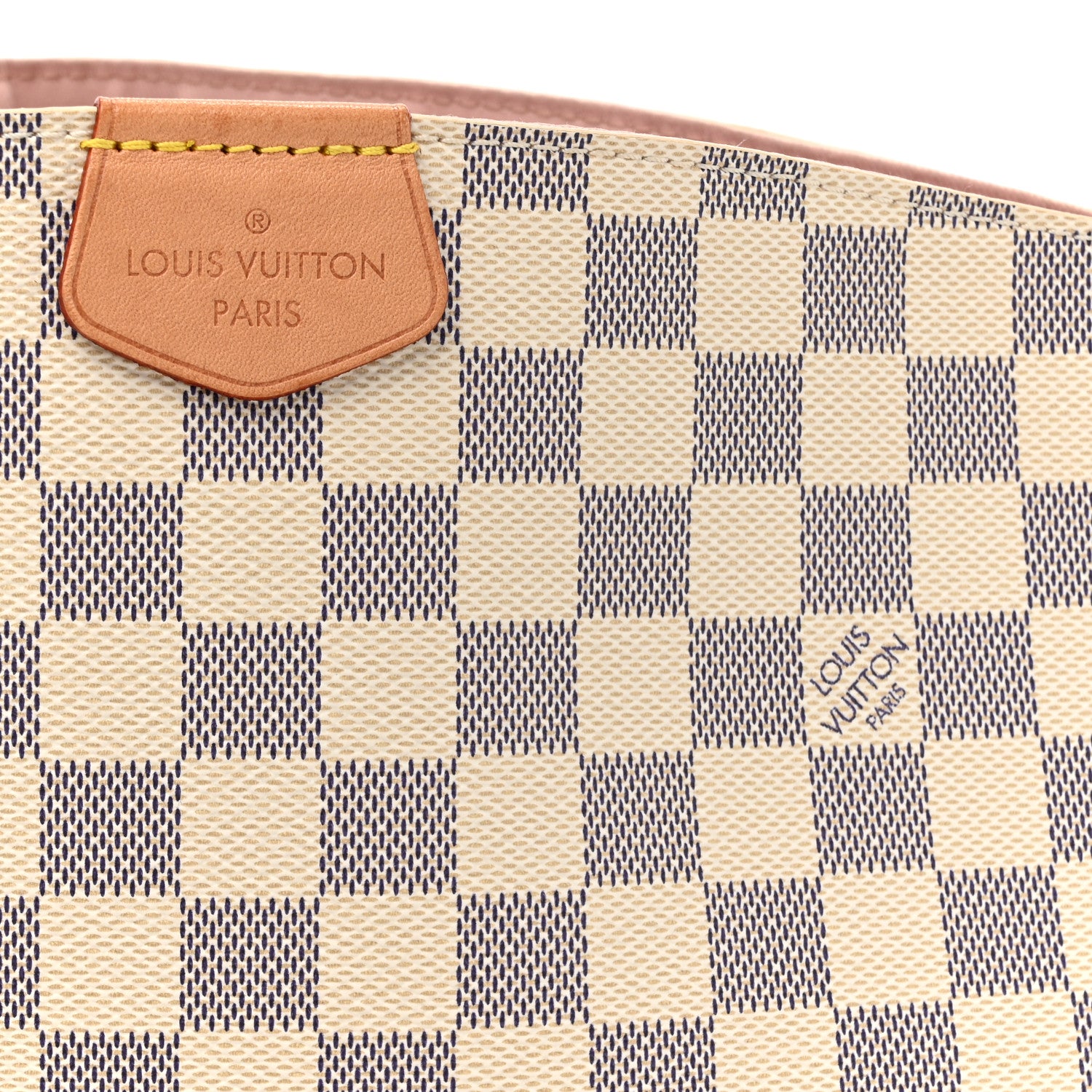 Louis Vuitton Damier Azur Graceful PM Rose Ballerine 7 of 16