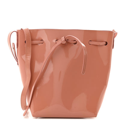 Mansur Gavriel Patent Calfskin Mini Mini Bucket Blush 1 of 15