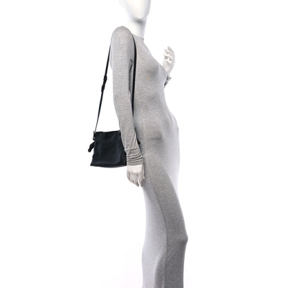 Loewe Calfskin Mini Flamenco Knot Clutch Black 2 of 9