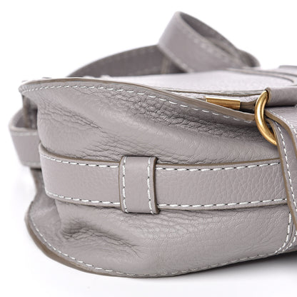 Chloe Calfskin Mini Marcie Round Crossbody Bag Cashmere Grey 8 of 10