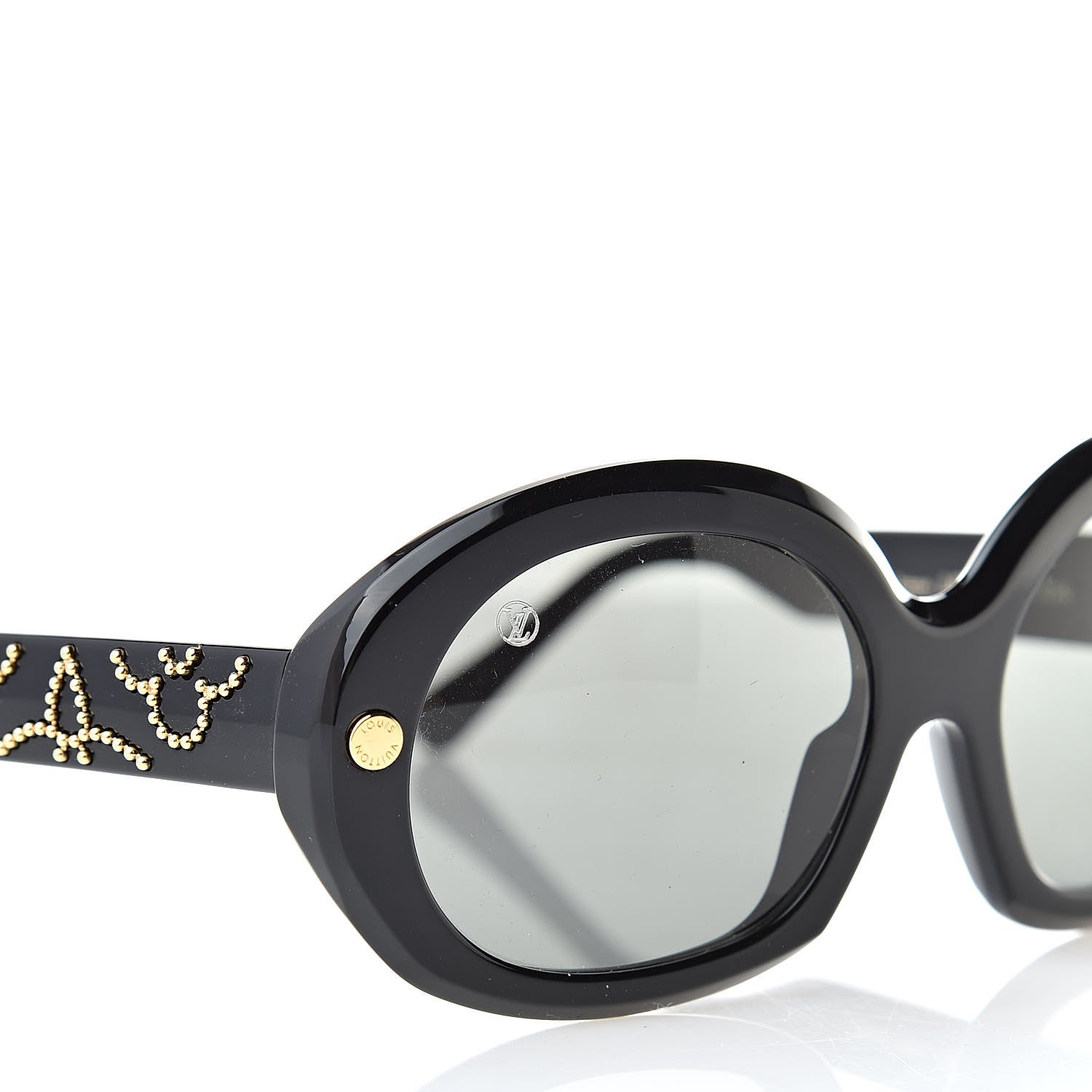 Louis Vuitton Studded La Piscine Sunglasses Z1049U Black 7 of 8
