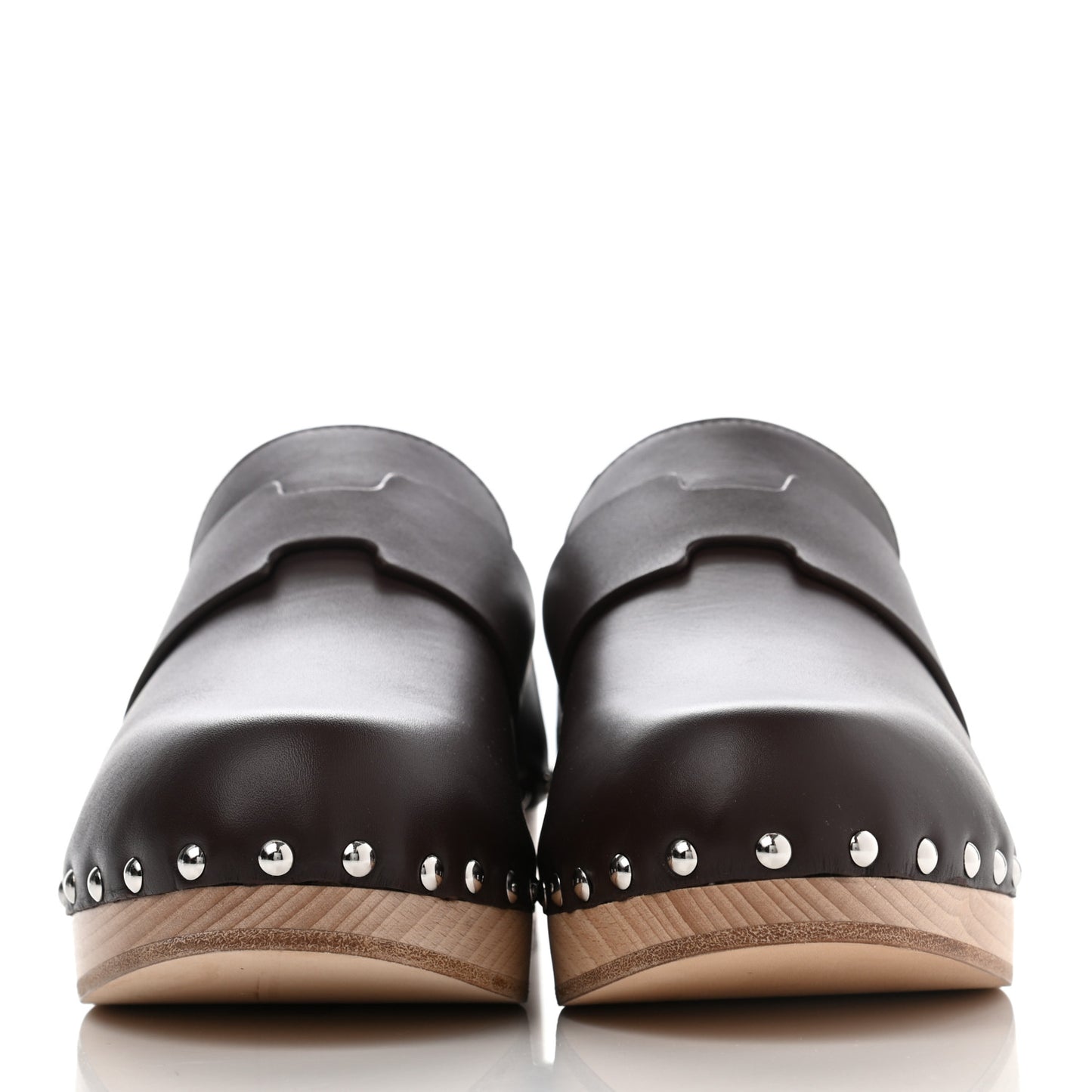 Calfskin Calya Mules 39 Cafe