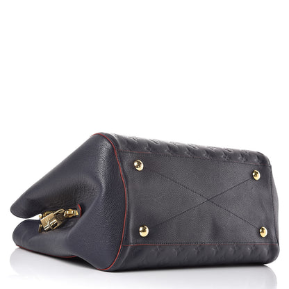 Louis Vuitton Empreinte Montaigne GM Marine Rouge 5 of 14