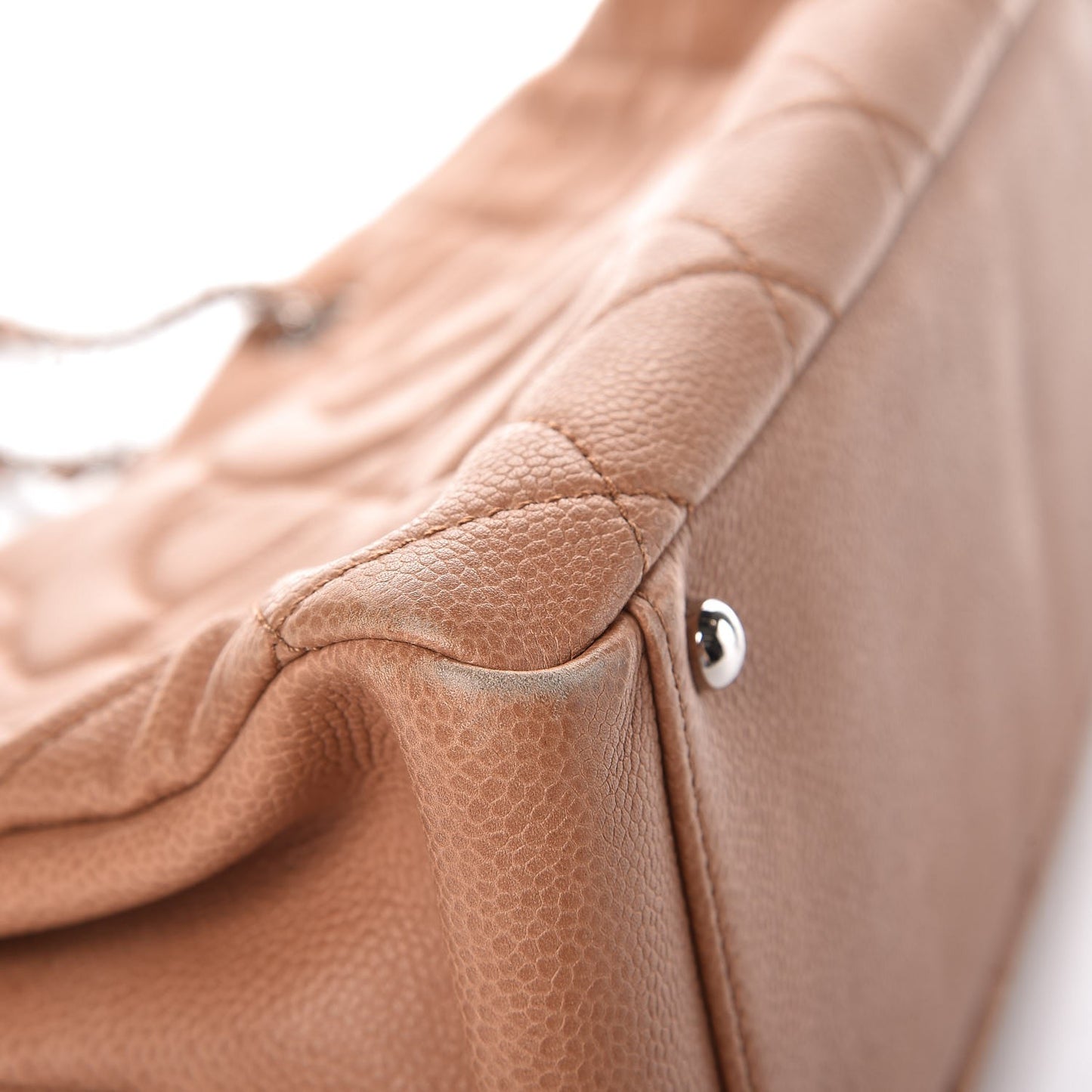 Caviar CC Timeless Tote Beige