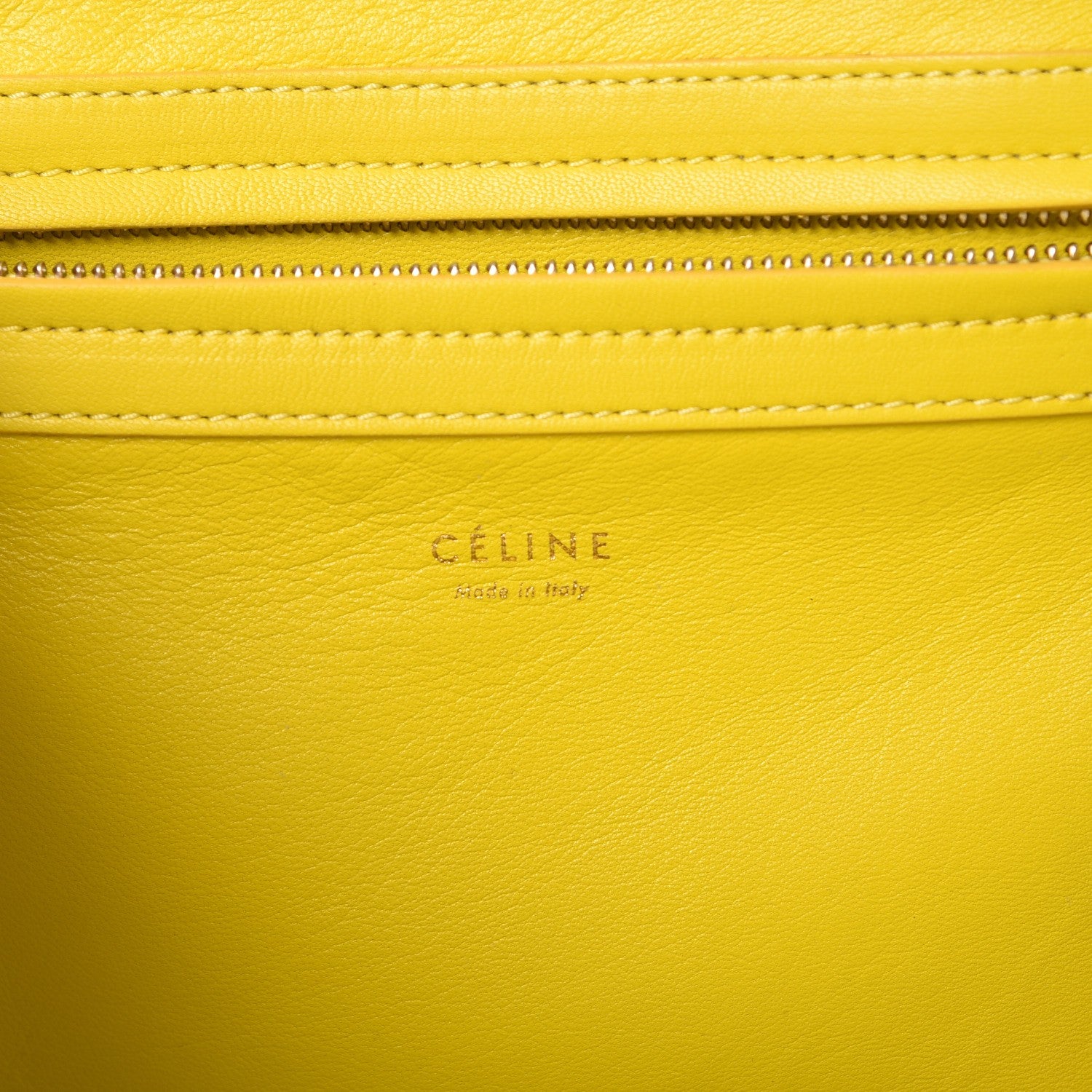 Celine Pony Hair Medium Phantom Luggage Citron 6 of 14