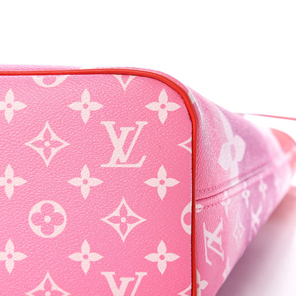 Louis Vuitton Monogram Escale Neverfull MM Rouge 9 of 10