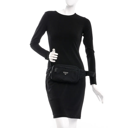 Prada Nylon Belt Bag Black 2 of 9