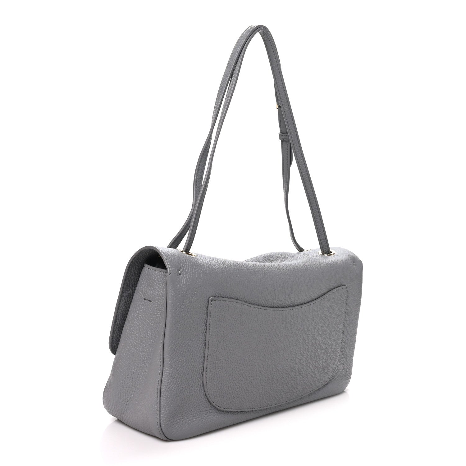 Chanel Grained Calfskin Small Souplissimo Maxi Flap Grey 3 of 11