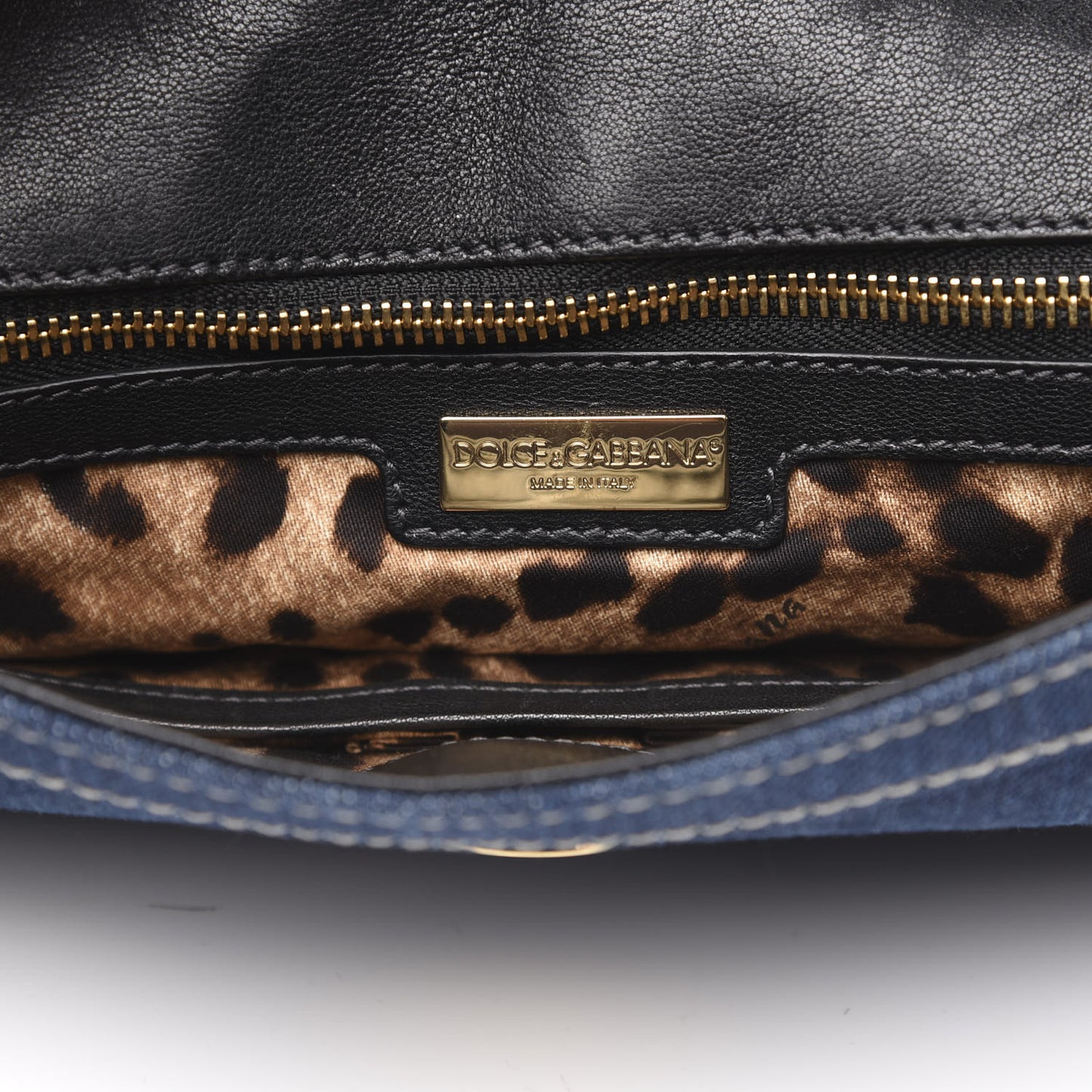 Denim Large Miss Sicily Satchel Blue