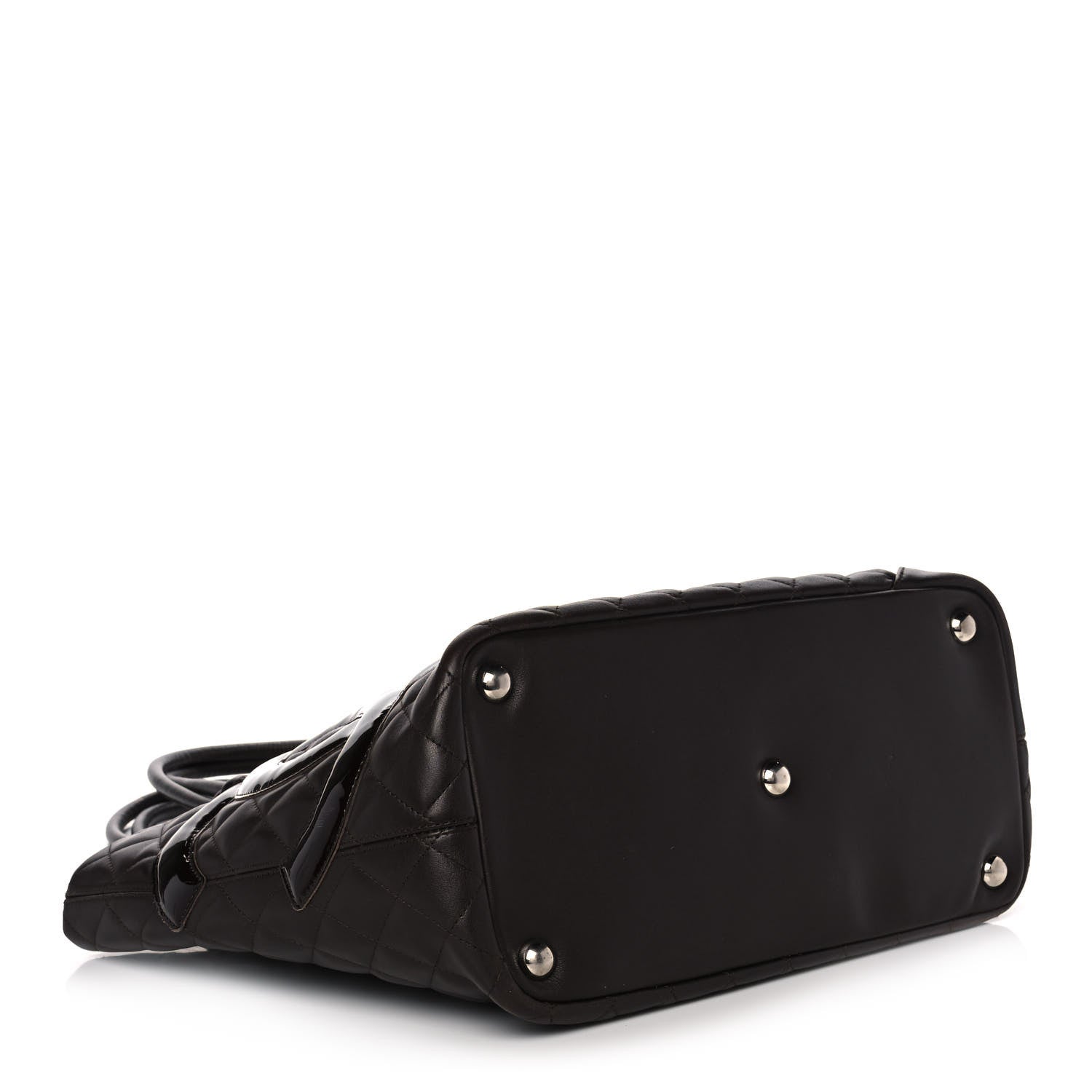 Chanel Calfskin Quilted Large Cambon Tote Brown 4 of 15