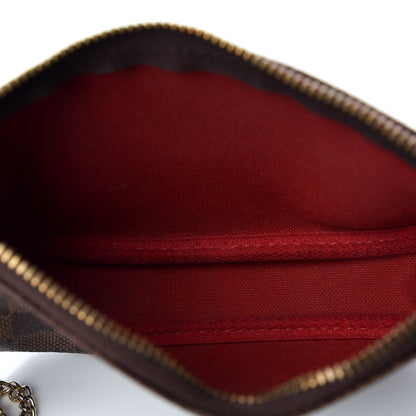 Louis Vuitton Damier Ebene Mini Pochette Accessories 4 of 11