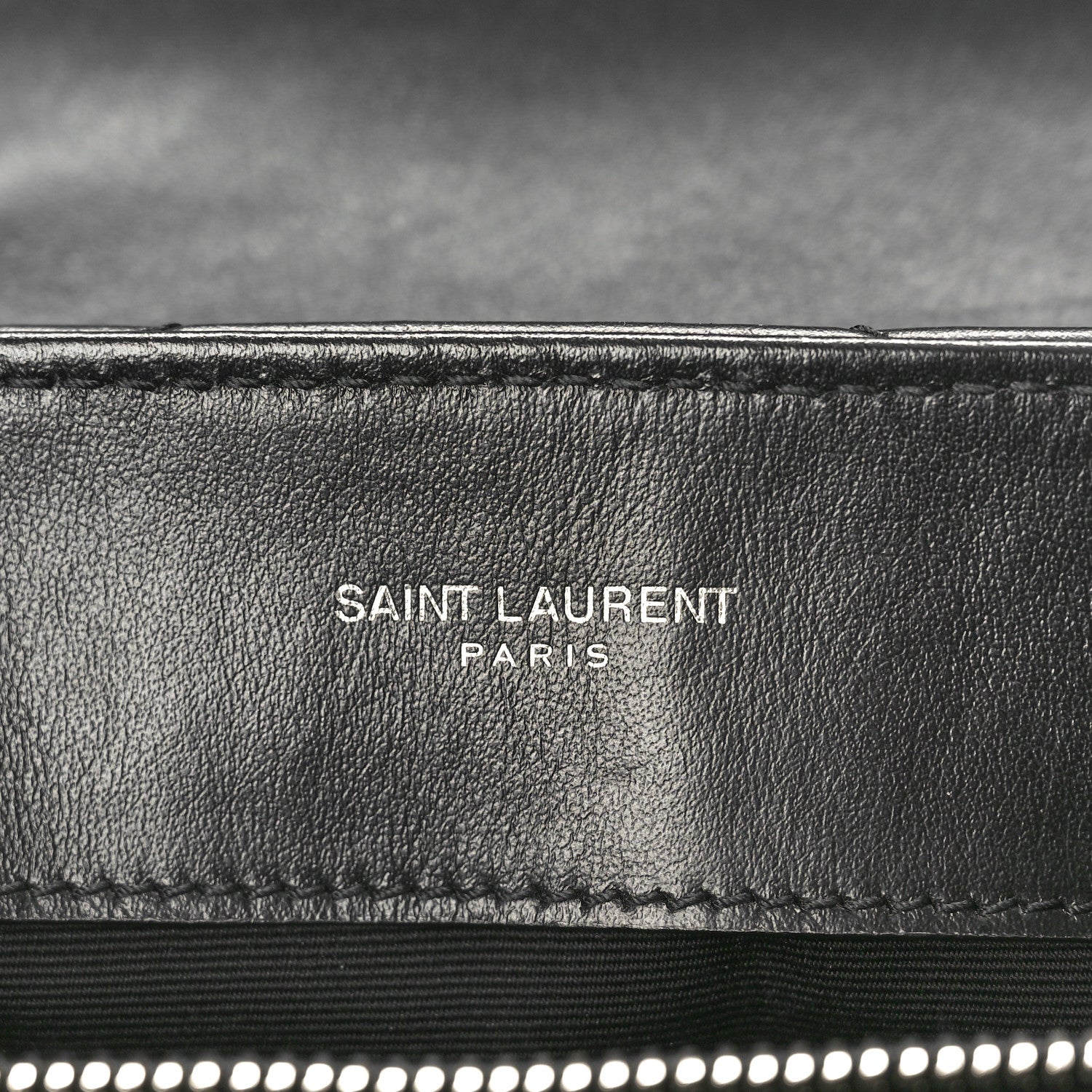 Saint Laurent Calfskin Y Quilted Monogram Small Loulou Chain Satchel Black 6 of 10