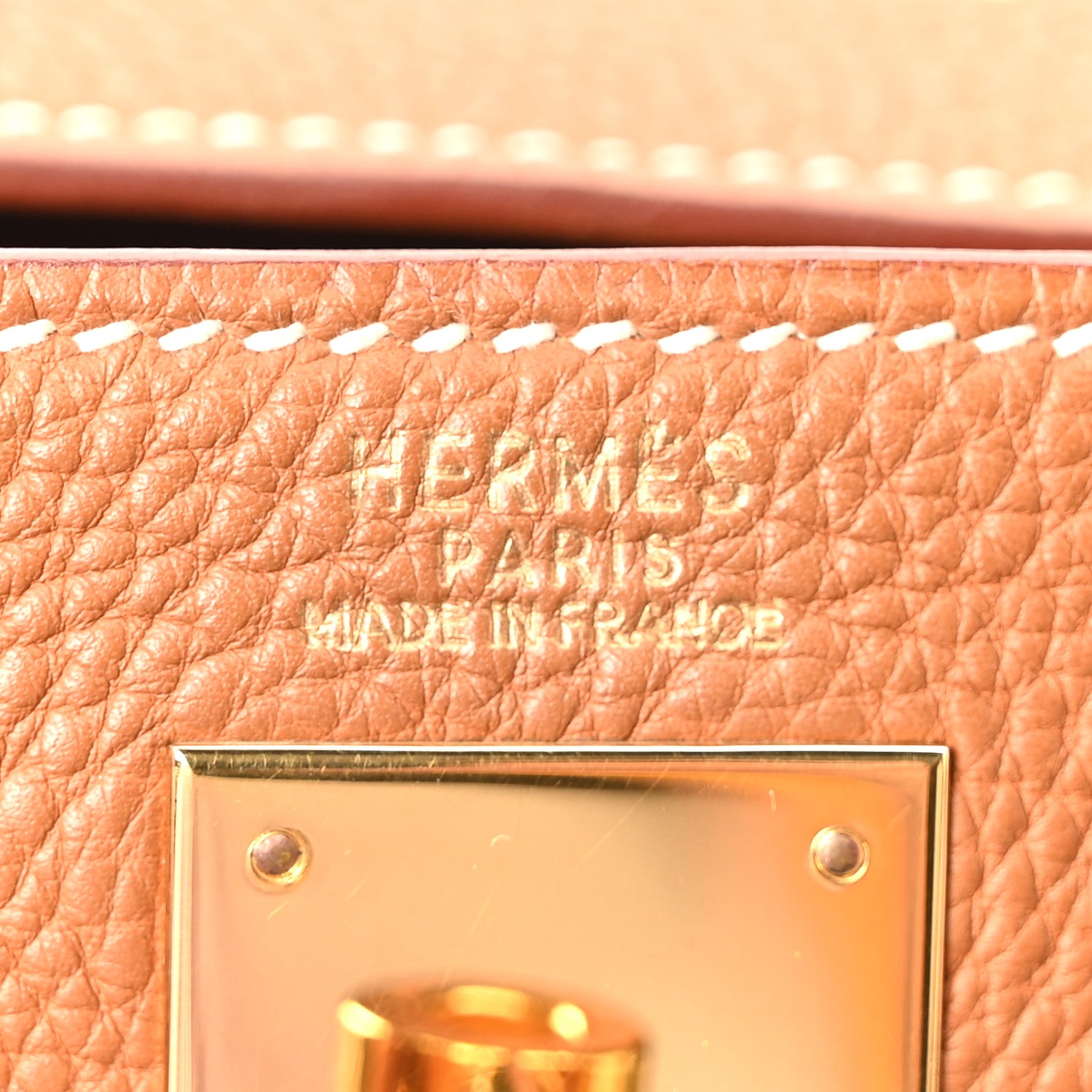 Hermes Togo Kelly Retourne 32 Gold 6 of 10