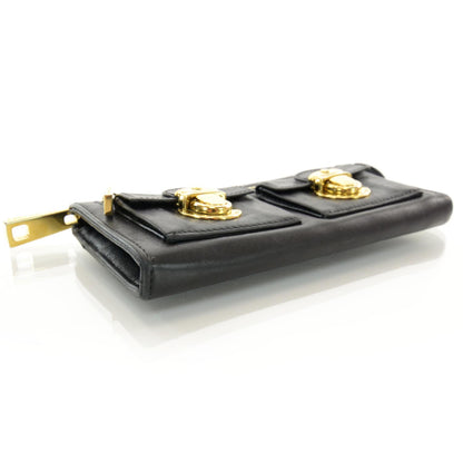Marc Jacobs Leather Zip Clutch Wallet Black 4 of 7