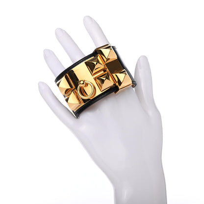 Hermes Box Collier De Chien CDC Bracelet S Black 3 of 7