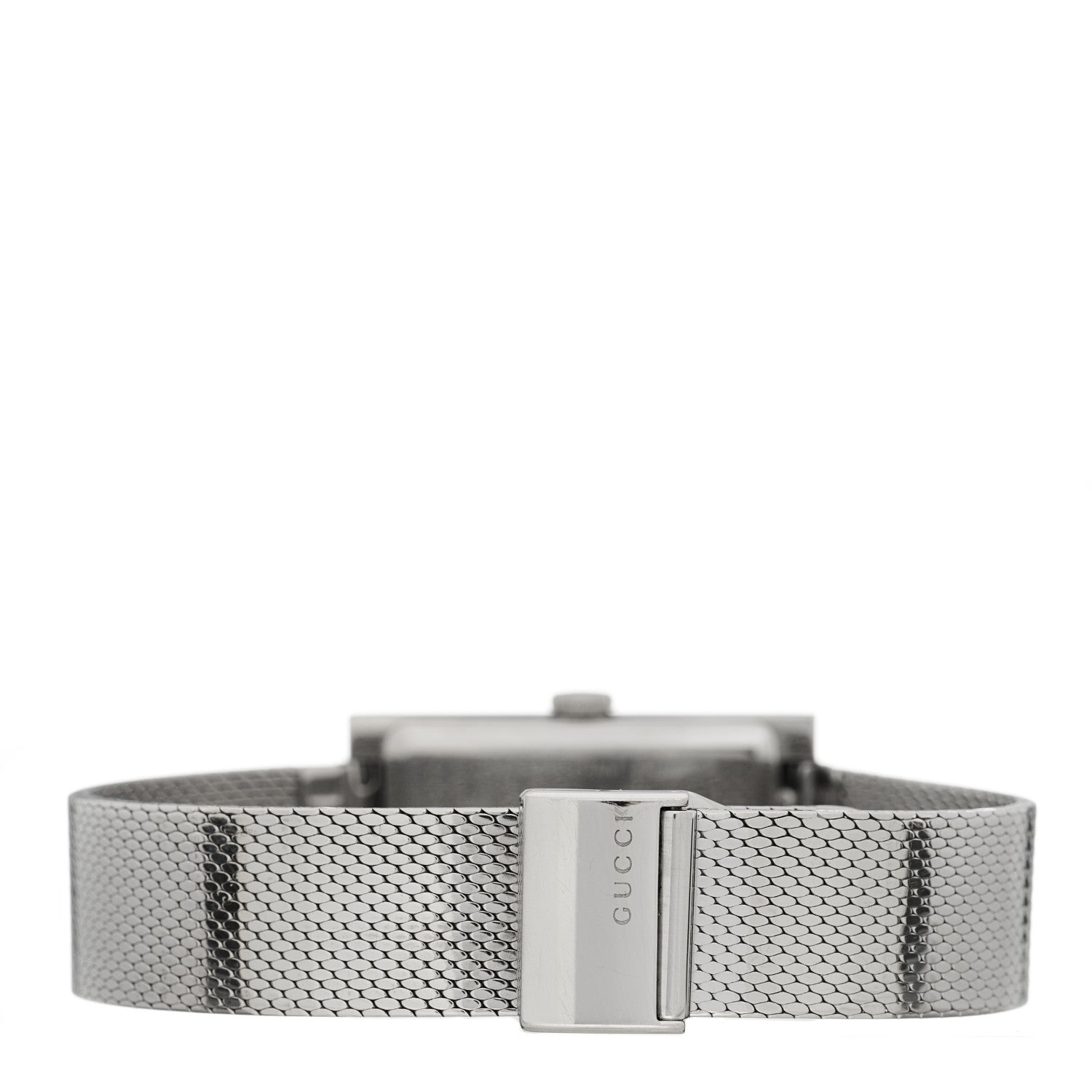 Gucci Stainless Steel 21mm Web G-Frame Quartz Watch Green 3 of 4