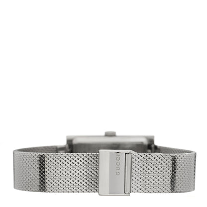 Gucci Stainless Steel 21mm Web G-Frame Quartz Watch Green 3 of 4
