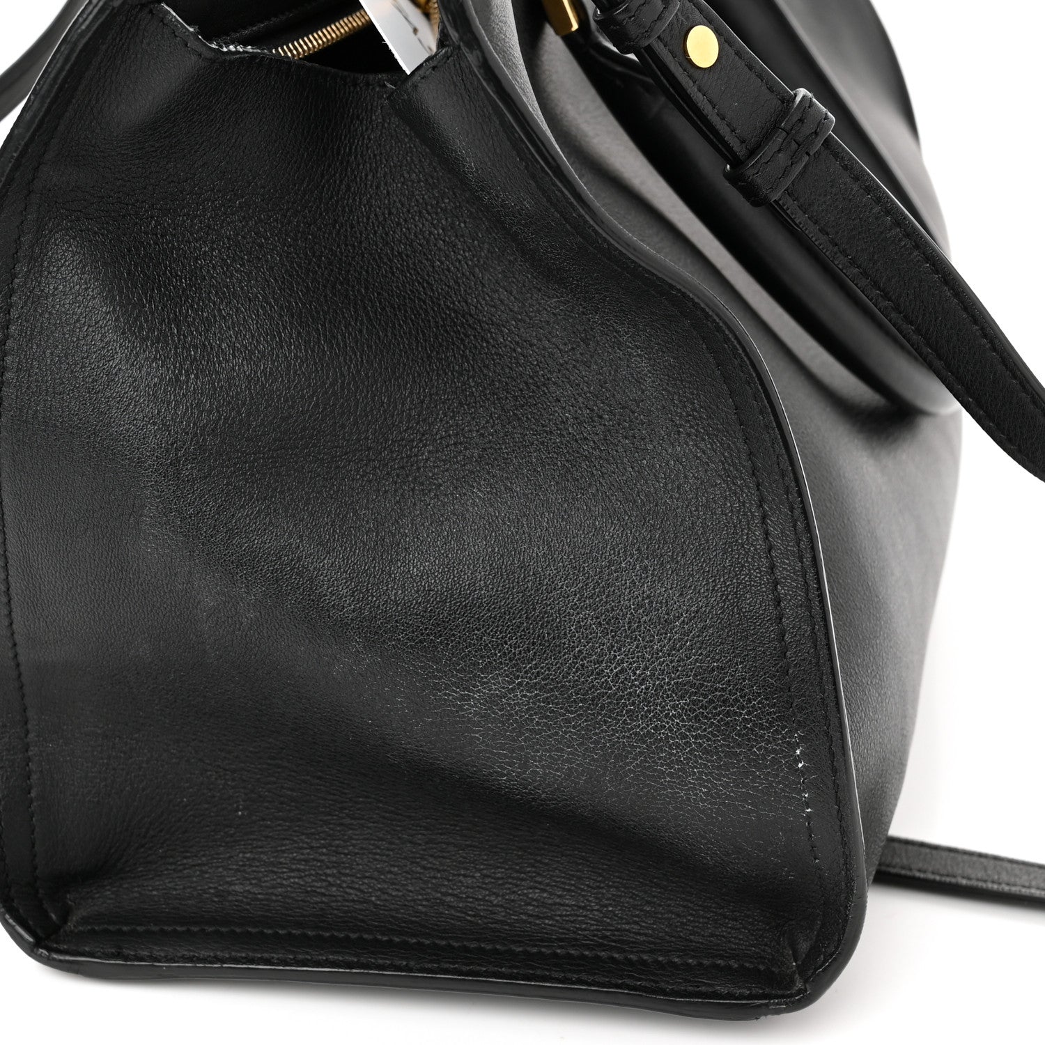 Saint Laurent Calfskin Small Monogram Cabas Black 12 of 12