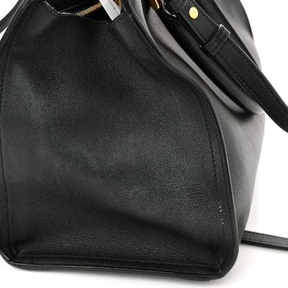 Saint Laurent Calfskin Small Monogram Cabas Black 12 of 12