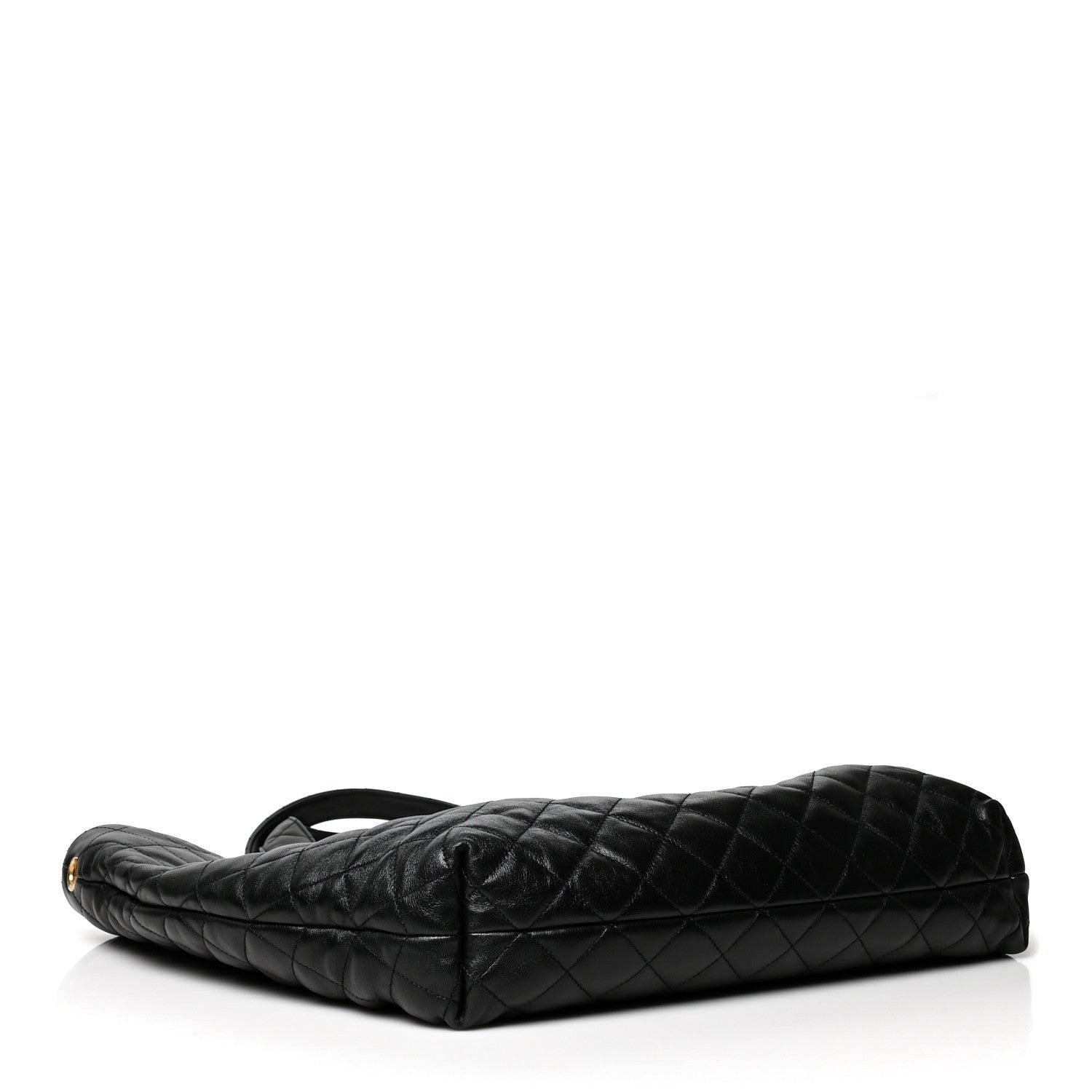 Saint Laurent Lambskin Quilted Maxi Icare Shopping Tote Black 5 of 20