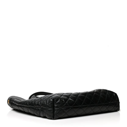 Saint Laurent Lambskin Quilted Maxi Icare Shopping Tote Black 5 of 20