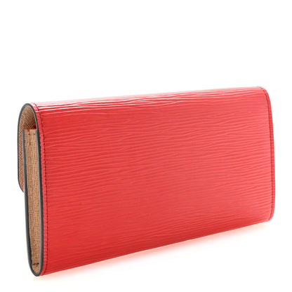 Louis Vuitton Epi Emilie Wallet Coquelicot 3 of 7