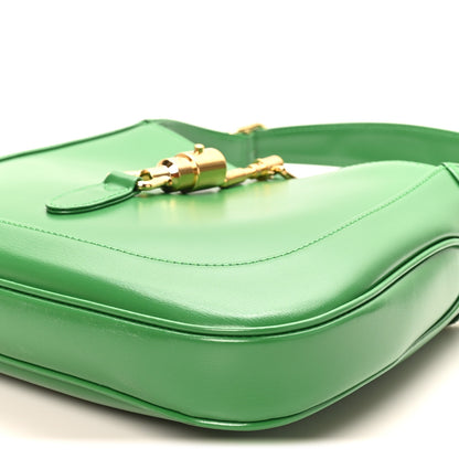 Gucci Boarded Dyana Lux Calfskin Small Jackie 1961 Hobo Spring Green 9 of 9