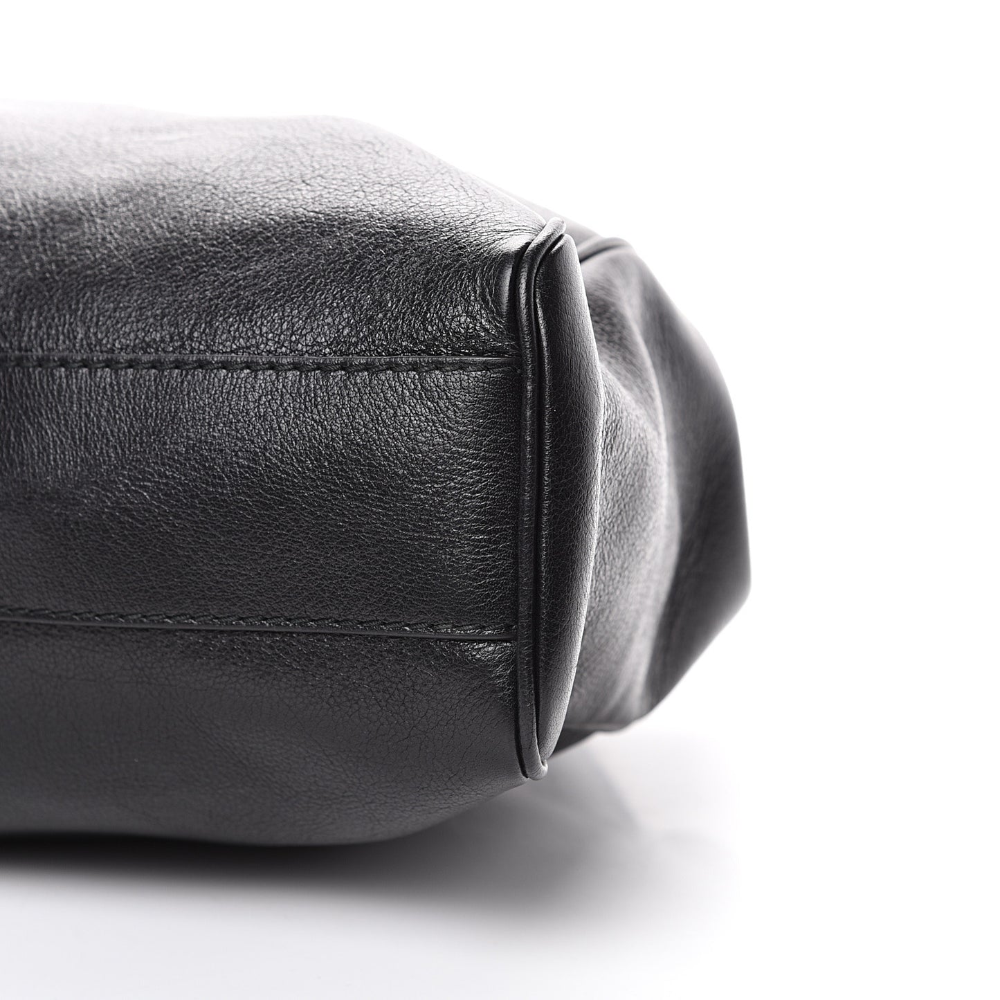 Calfskin Large Re(Belle) Top Handle Bag Black