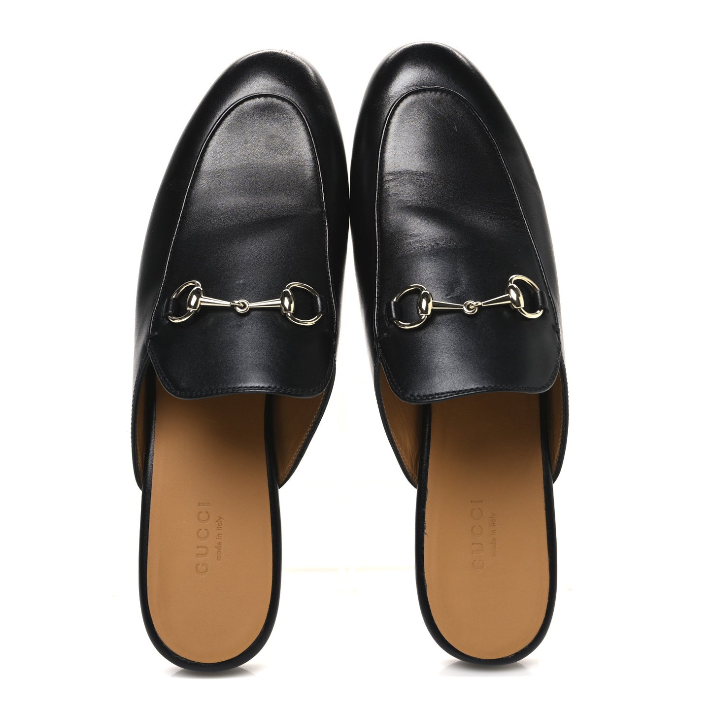 Calfskin Womens Princetown Slippers 40 Black