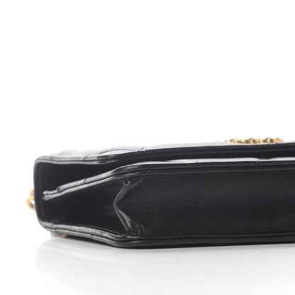 Chanel Lambskin Quilted Chanel 19 Wallet On Chain WOC Black 8 of 10