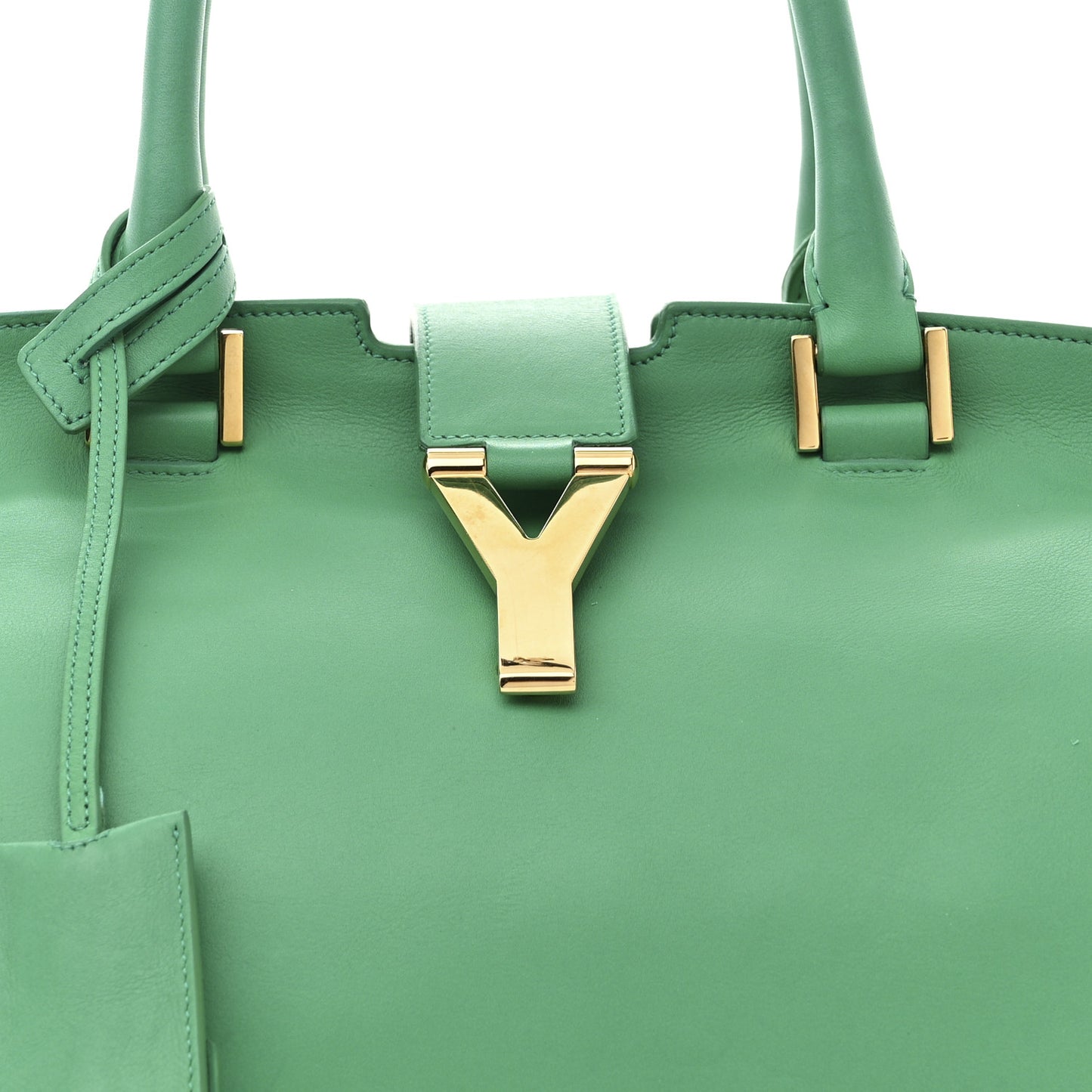 Calfskin Medium Classic Y Cabas Green