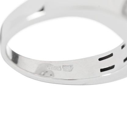 Bulgari 18K White Gold Cicladi Ring 50 5.25 4 of 4