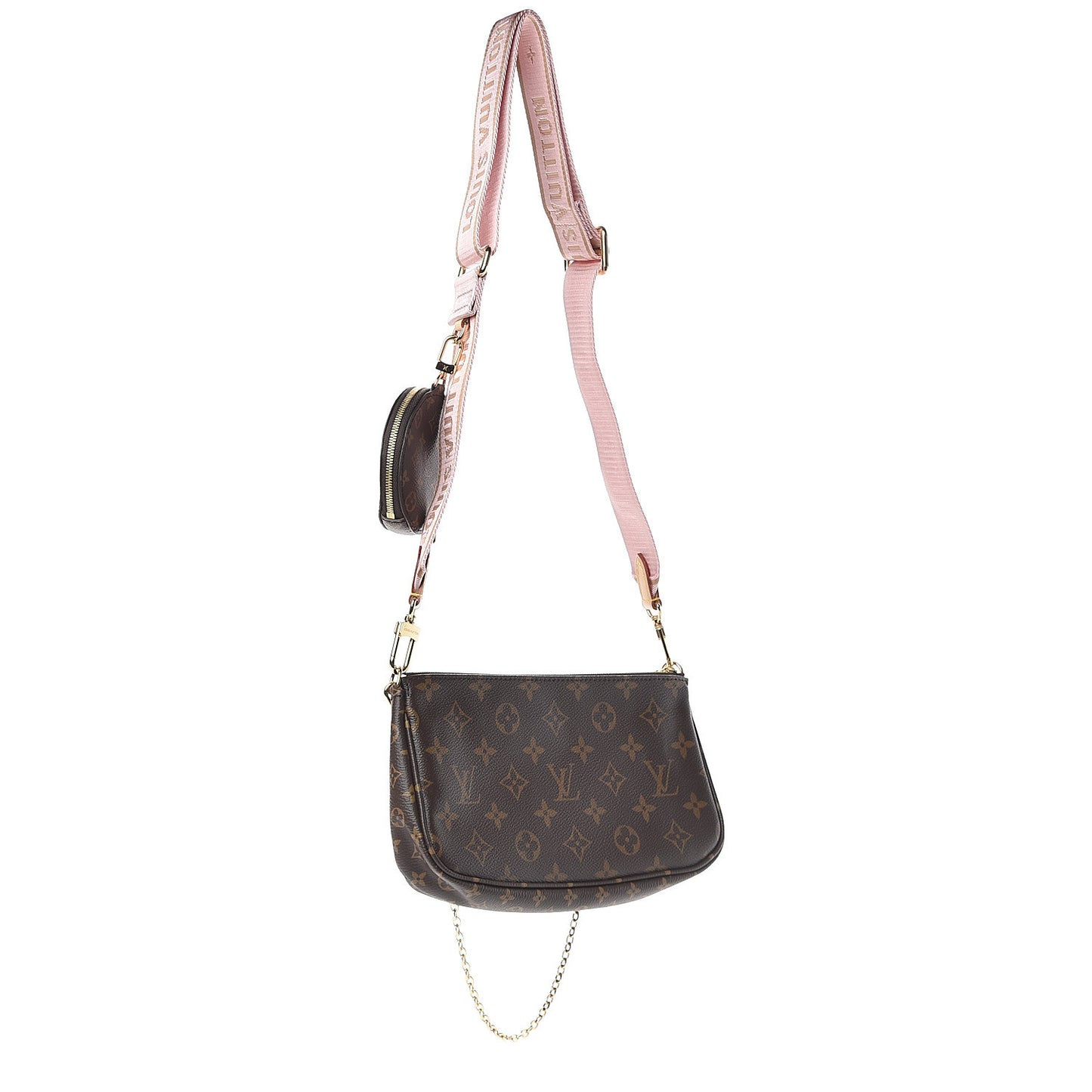 Monogram Multi Pochette Accessories Rose Clair