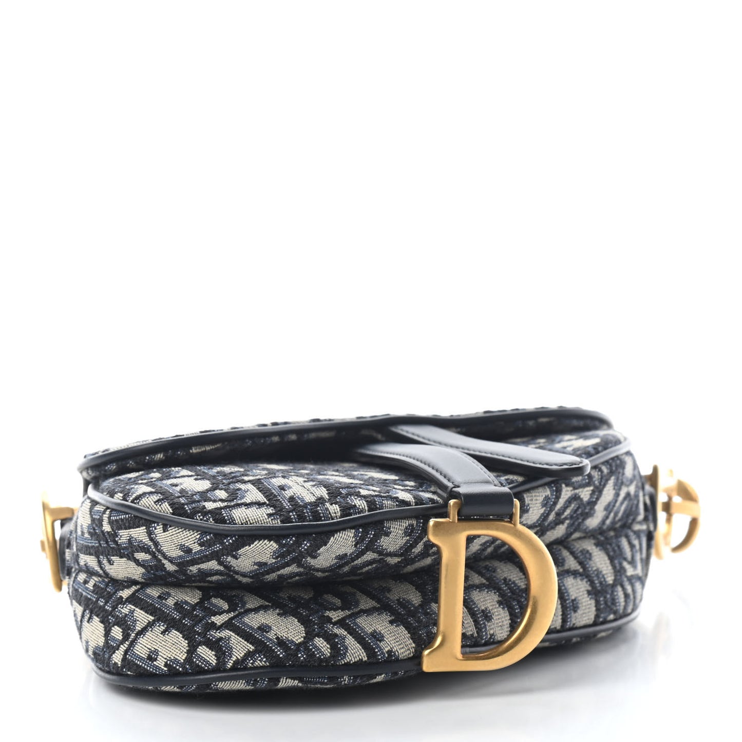 Oblique Mini Saddle Bag Blue