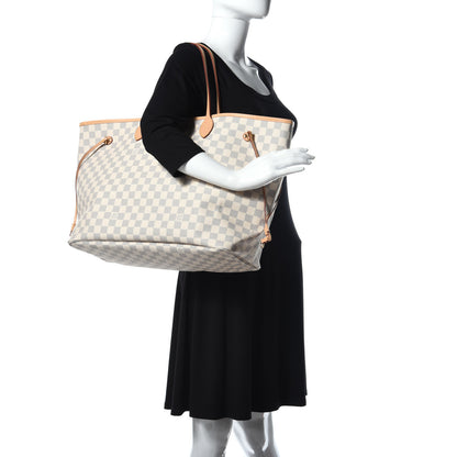 Louis Vuitton Damier Azur Neo Neverfull GM Rose Ballerine 2 of 9