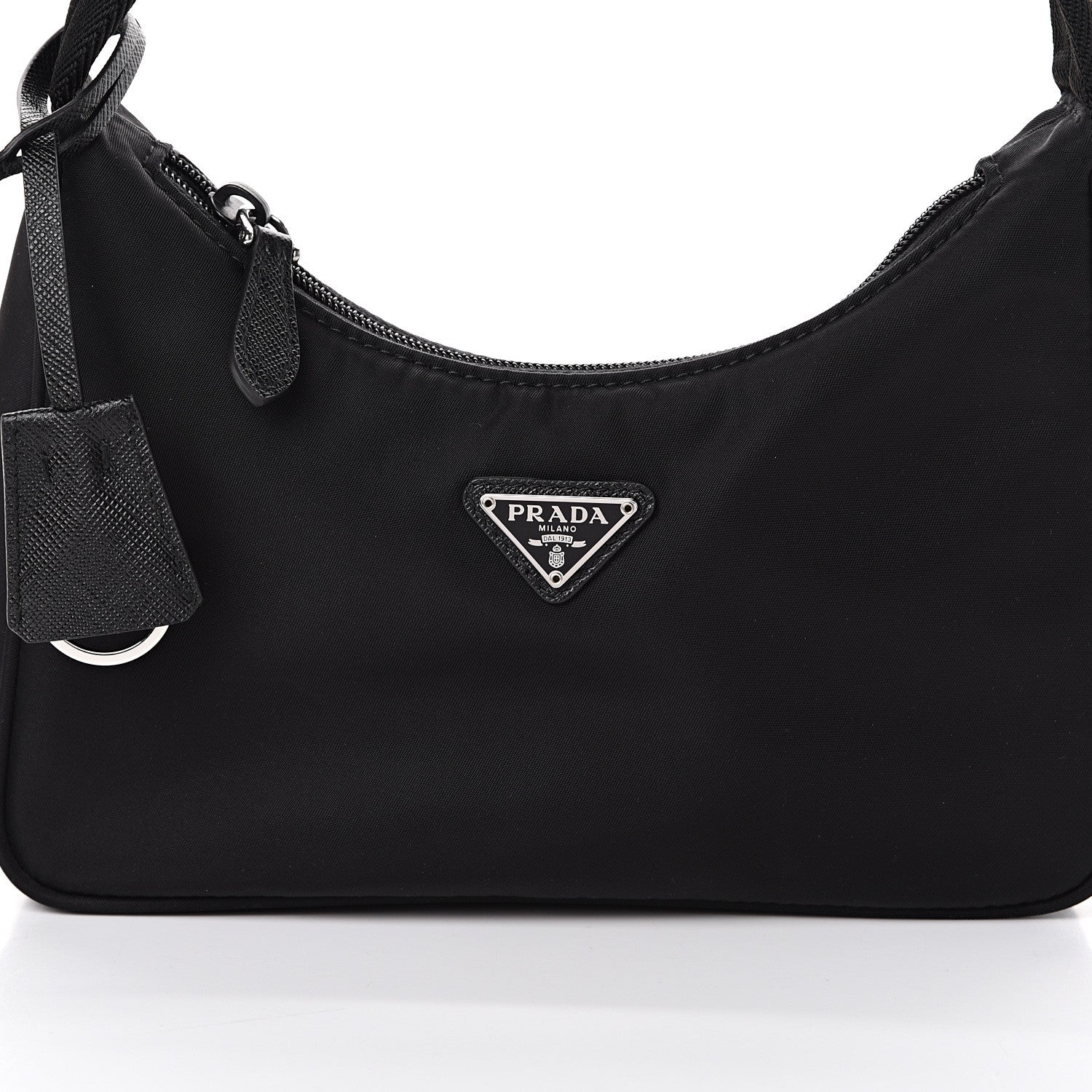 Prada Tessuto Nylon Mini Re-Edition 2000 Bag Black 7 of 9