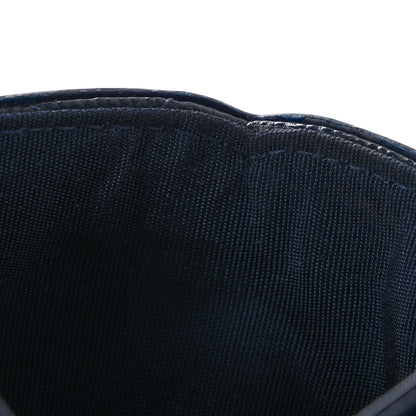 Chanel Caviar Quilted Filigree Card Holder Navy Blue 9 of 13