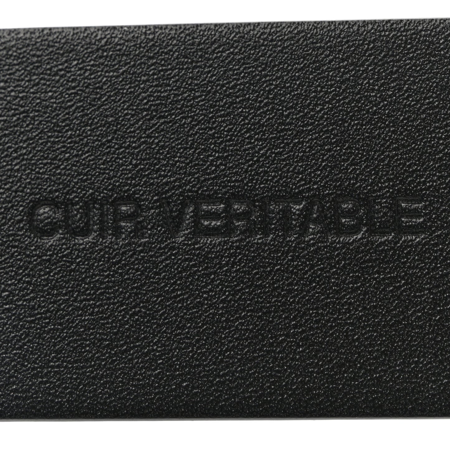 Calfskin CC Chain Belt 85 34 Black