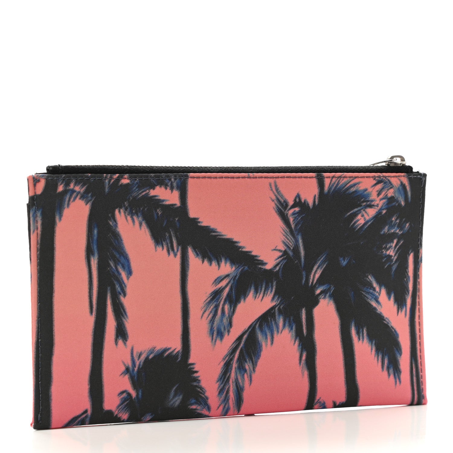 Saint Laurent Nylon Palm Tree Print Zip Pouch 3 of 6