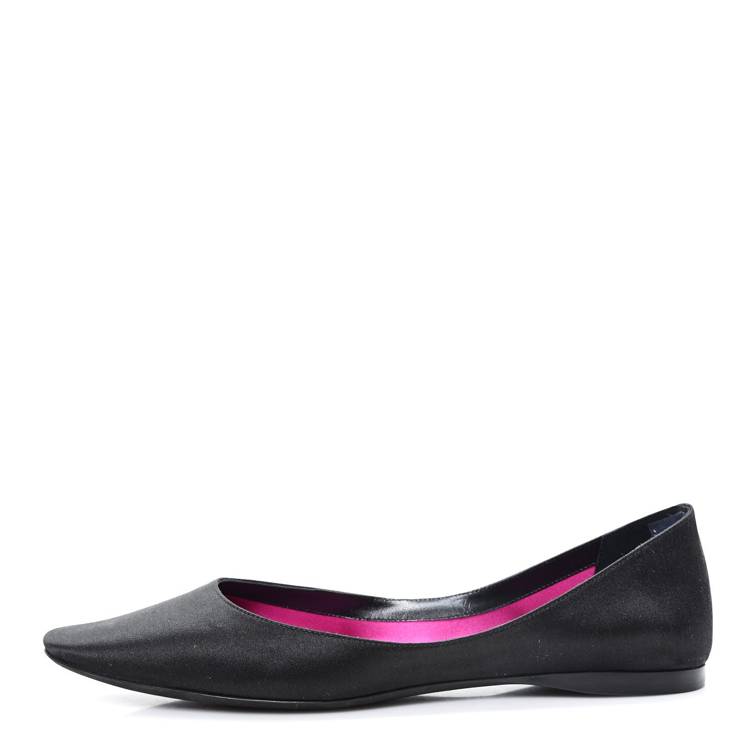 Saint Laurent Raso Regale Ballerina Flats 37 Nero 1 of 10