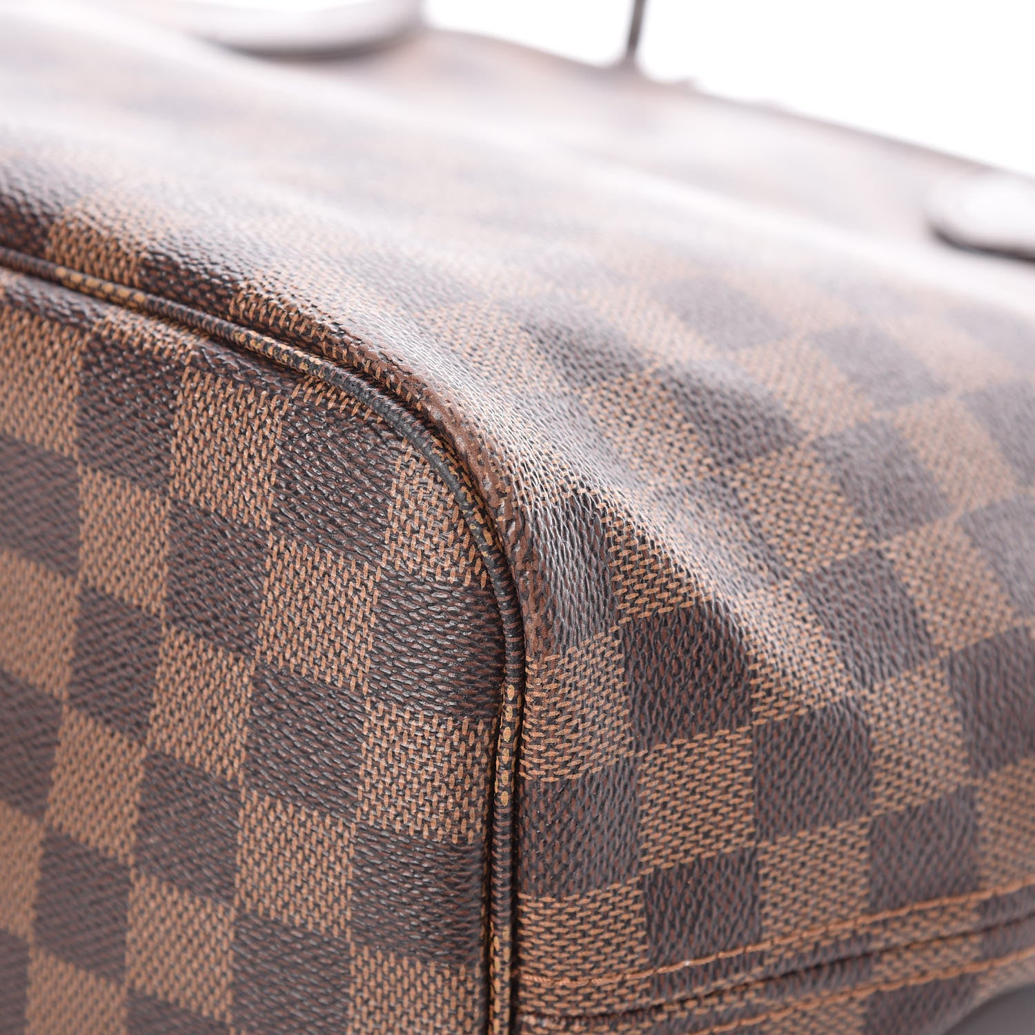 Louis Vuitton Damier Ebene Neo Neverfull MM Rose Ballerine 12 of 13