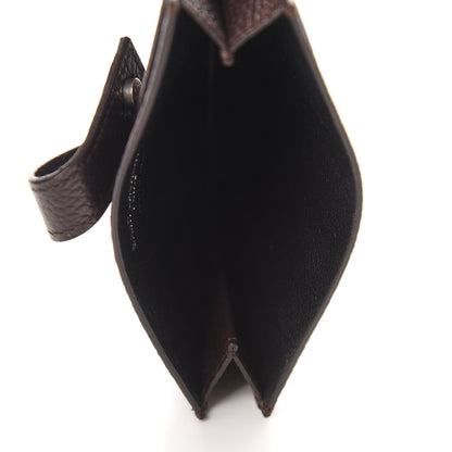 Saint Laurent Grained Calfskin Sac De Jour Card Case Black Tulipe 5 of 5