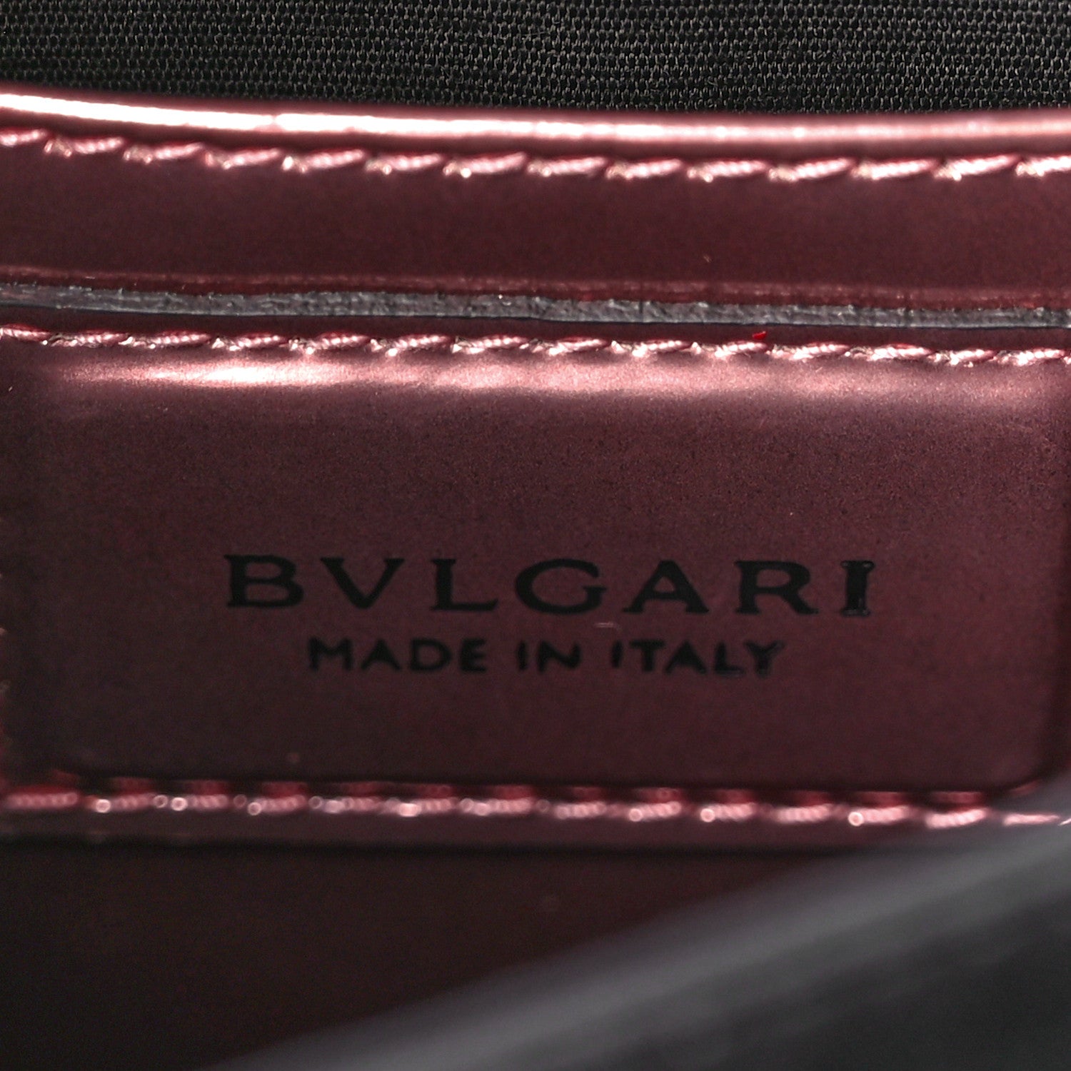 Bulgari Metallic Calfskin Serpenti Forever Top Handle Rose Quartz 7 of 12