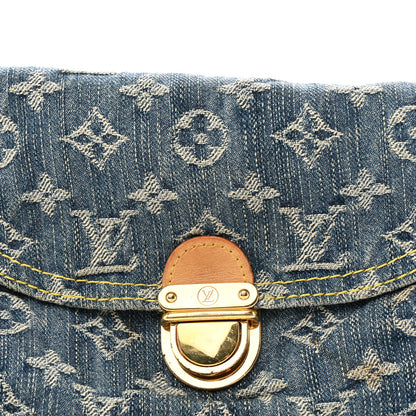 Louis Vuitton Monogram Denim Mini Pleaty Blue 7 of 9