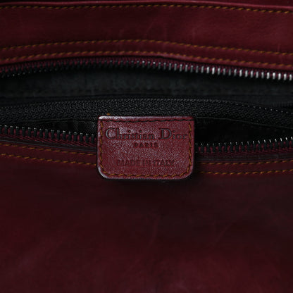 Christian Dior Calfskin Medium Gaucho Double Saddle Bag Red 5 of 18