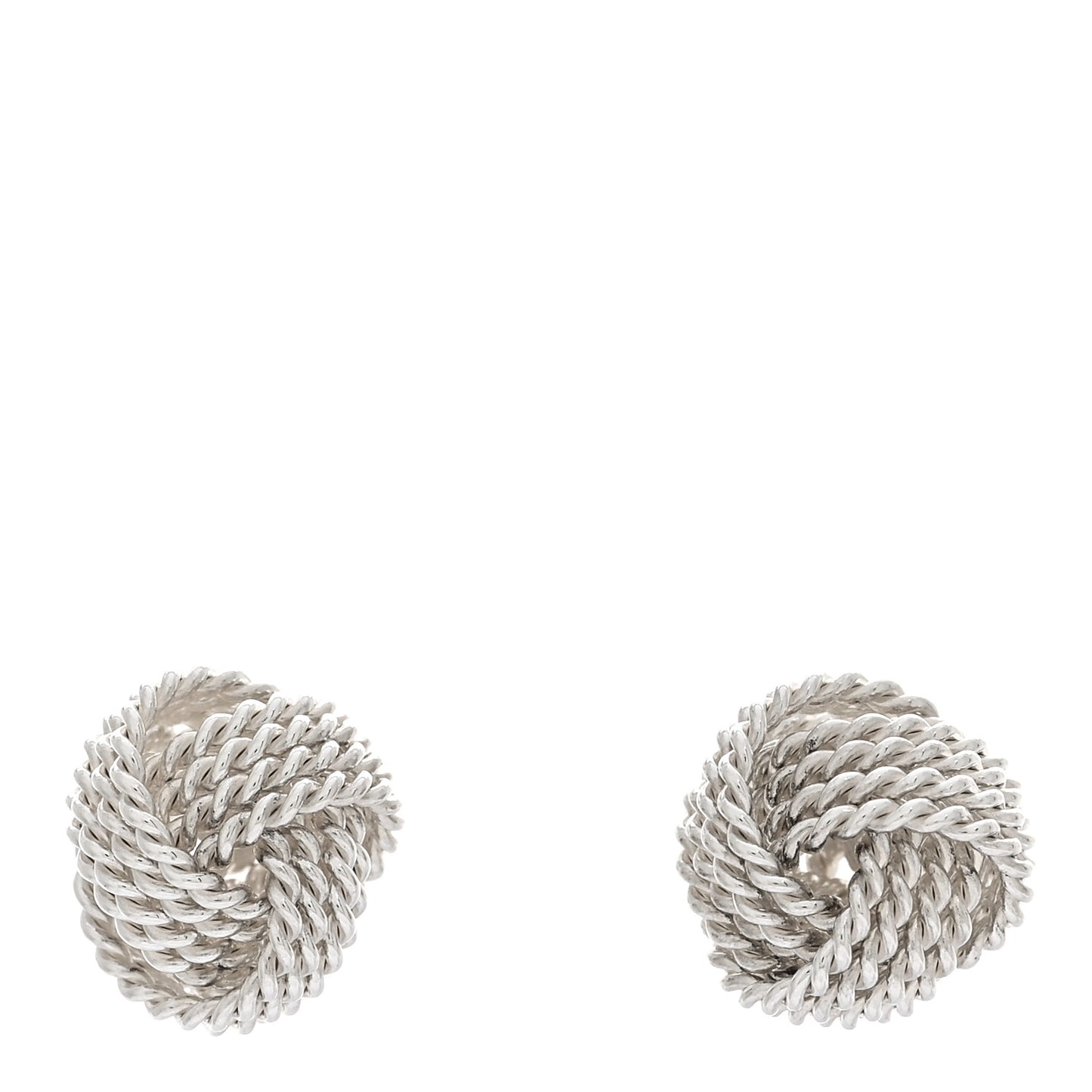 Sterling Silver Twist Knot Earrings