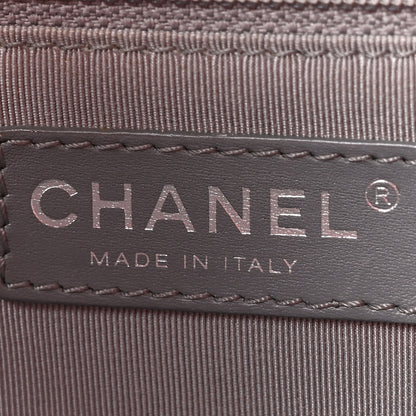 Chanel Calfskin Cerf Executive Shopper Tote Coral 7 of 11