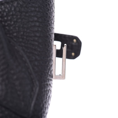 Hermes Taurillon Clemence Birkin 35 Black 9 of 28