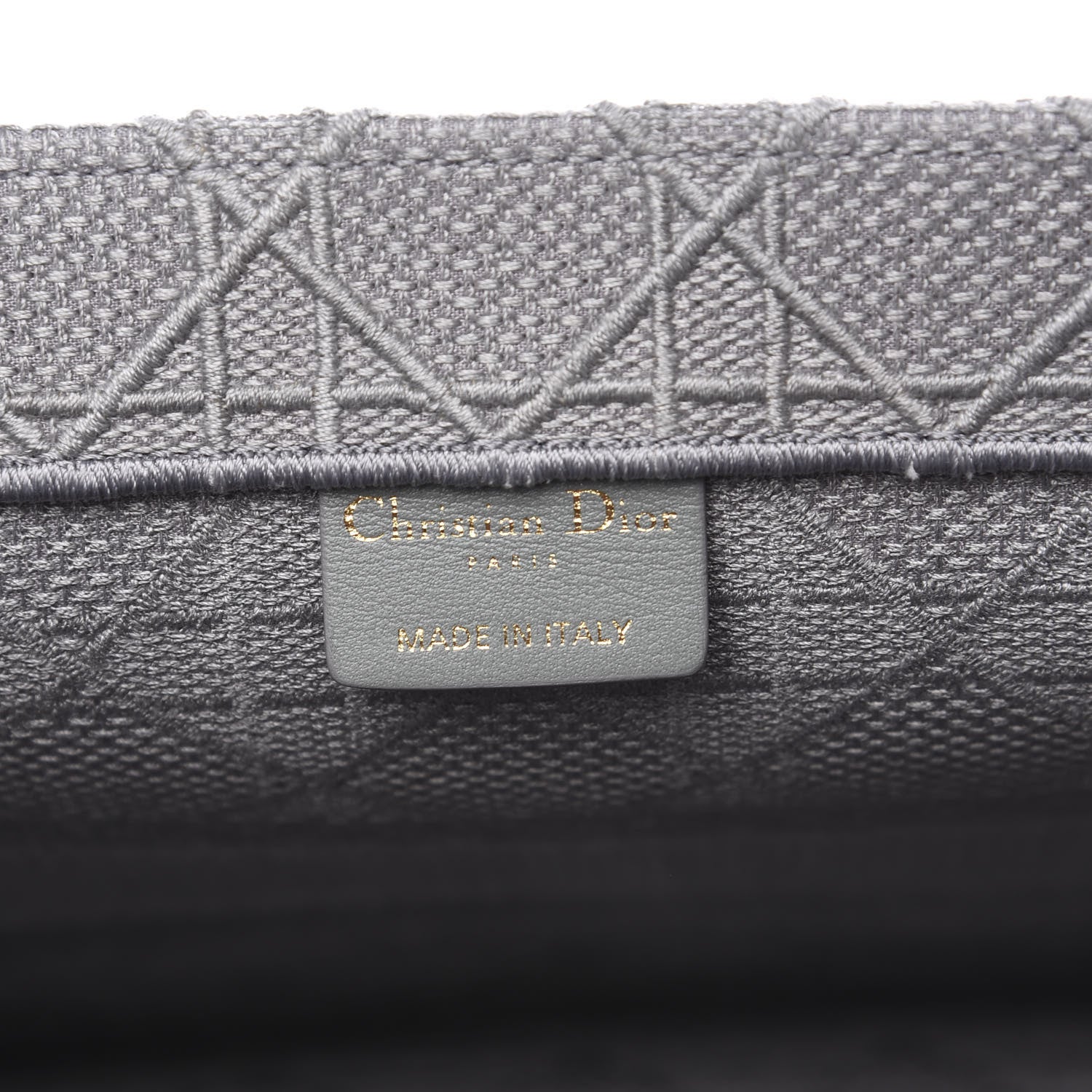 Christian Dior Embroidered Medium Book Tote Stone 5 of 10